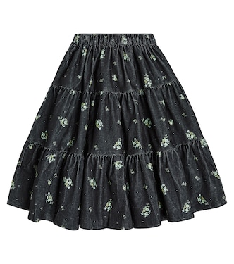 Gonna Maryjane in cotone con stampa | C'era Una Volta