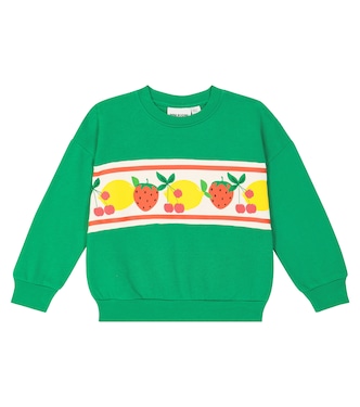 Fruits Panel cotton sweatshirt | Mini Rodini