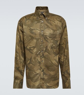 Chemise à imprimé camouflage | Tom Ford