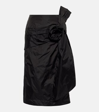 Floral-appliqué pencil skirt | Simone Rocha
