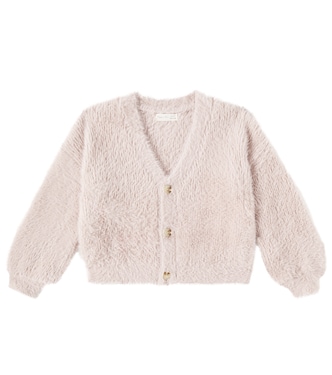 Fuzzy cardigan | Rylee + Cru