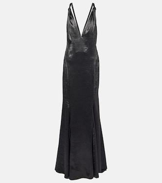 Asli satin gown | Safiyaa