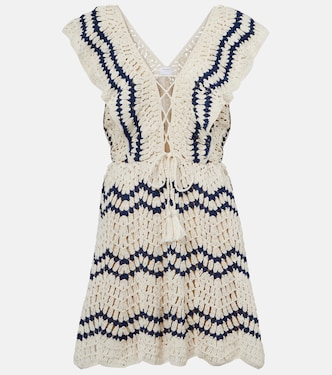 Seaside crochet cotton polo dress | Anna Kosturova