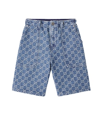 GG denim Bermuda shorts | Gucci Kids