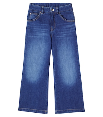 Mid-rise wide-leg jeans | Chloé Kids