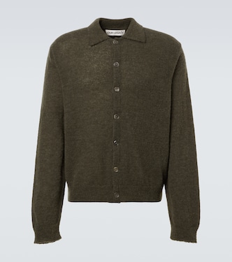 Evening alpaca wool-blend polo cardigan | Our Legacy