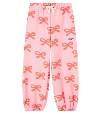 Worms printed cotton jersey sweatpants | Tinycottons