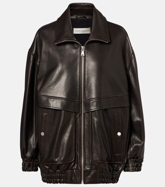 Beck leather bomber jacket | Nour Hammour