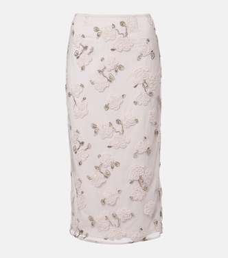 Tasha beaded pencil skirt | Rotate