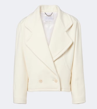 Abrigo cropped de lana | Stella McCartney