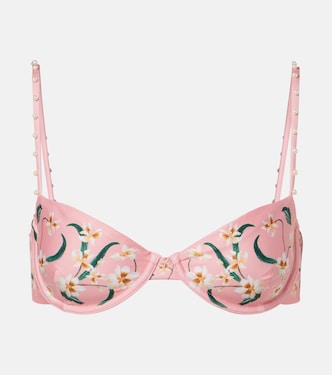 Magdalena floral bikini top | Agua by Agua Bendita
