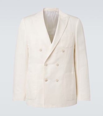 Blazer Kei en lin et soie | Canali