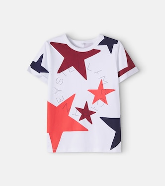 Printed cotton jersey T-shirt | Stella McCartney Kids