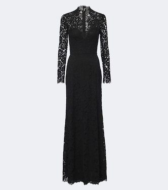 Lace cotton-blend bustier gown | Monique Lhuillier