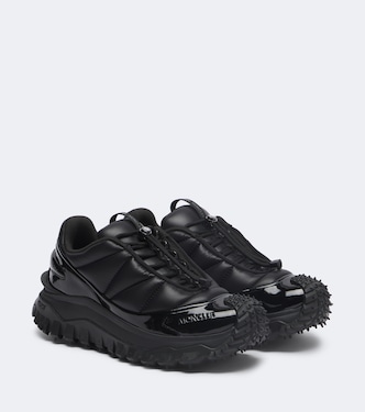 Trailgrip Puffer leather-trimmed sneakers | Moncler