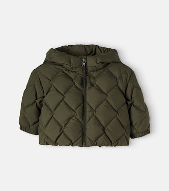 Ava hooded quilted down jacket | Moncler Enfant