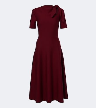 Midikleid aus einem Wollgemisch | Oscar de la Renta