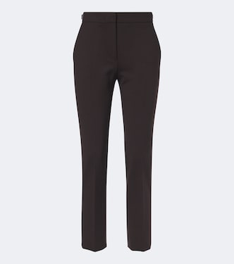 Wool-blend slim pants | Max Mara