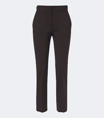 Wool-blend slim pants | Max Mara