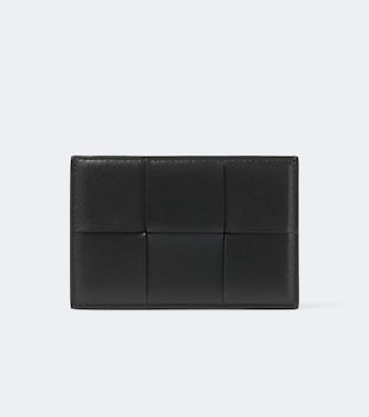 Portacarte Cassette Intreccio in pelle | Bottega Veneta