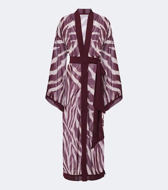 Jim zebra-print beach cover-up | Bananhot