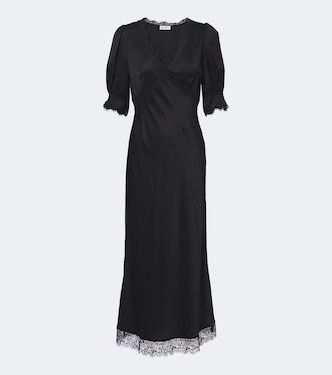 Annina lace-trimmed satin midi dress | Rixo