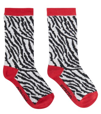 Printed cotton-blend socks | Kenzo Kids