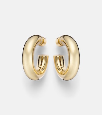 Pendientes de aro Jamma chapados en oro de 10 ct | Jennifer Fisher