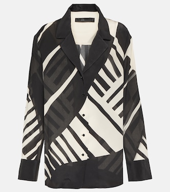 Printed silk shirt | SIR