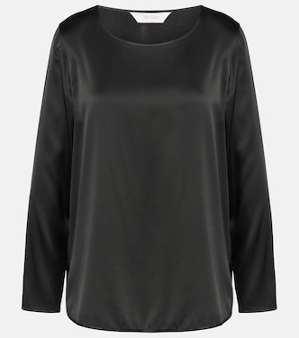 Moldava silk-blend satin top | Max Mara
