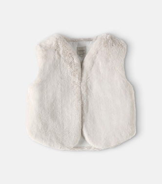 Pimmy faux shearling vest | Donsje