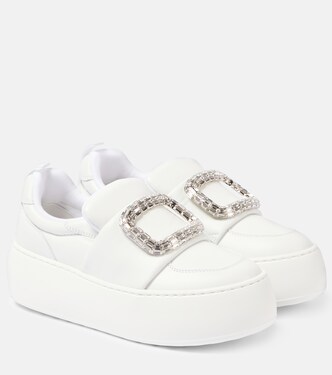 Viv' Up leather slip-on sneakers | Roger Vivier