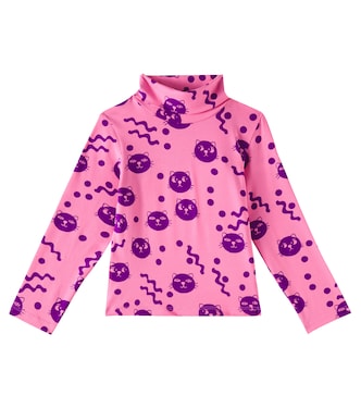 Squiggly Cats cotton-blend sweatshirt | Mini Rodini