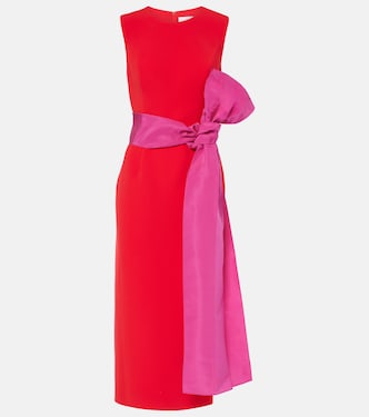 Bow-detail midi dress | Carolina Herrera