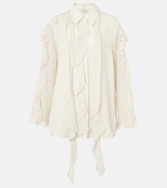 Ruffled silk shirt | Dorothee Schumacher