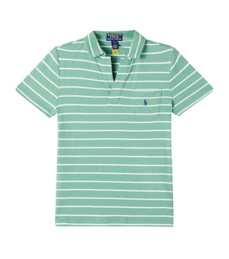 Striped cotton and linen polo shirt  | Polo Ralph Lauren Kids