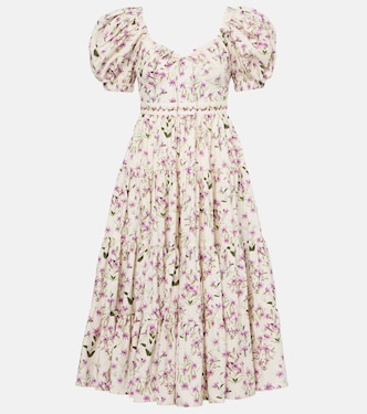 Robe longue Palmera en coton | Agua by Agua Bendita