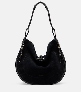 Borsa a spalla Oskan Small in suede | Isabel Marant