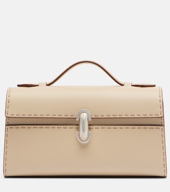 Symmetry leather tote bag | Savette