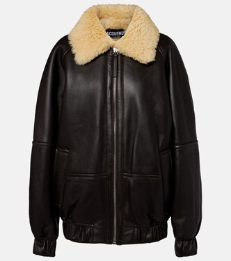 Bomberjacke Bombardier mit Shearling | Jacquemus