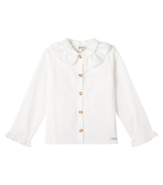 Nien ruffled cotton blouse | Donsje