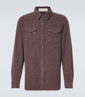 Hemd aus Kaschmir mit Amethyst | God's True Cashmere