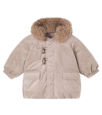 Baby - Giacca Billo in velluto a coste con cappuccio | Wheat