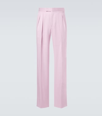Silk gabardine suit pants | Tom Ford