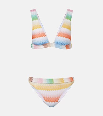 Zigzag lamé bikini | Missoni