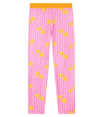Leggings en mezcla de algodón estampados | Stella McCartney Kids