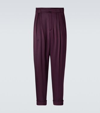 Anzughose aus Seide | Saint Laurent