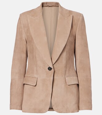 Blazer aus Veloursleder | Brunello Cucinelli