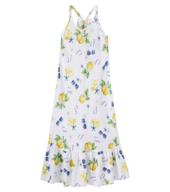 Printed cotton dress | Monnalisa