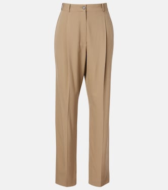 Gianni wool straight pants | The Row